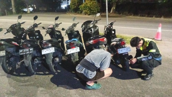 Motor Balap Liar di Enrekang Terjaring Razia